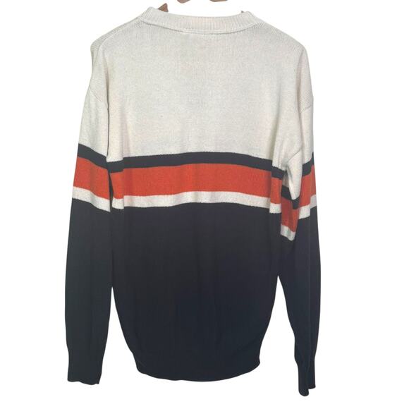 Vintage Harley Davidson Racing Sweater 100% Cotton Stripes Pullover Sweater - Picture 6 of 8